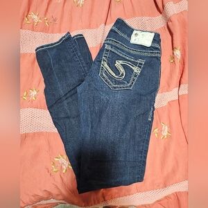 Silver Suki Skinny Jeans Sz 27